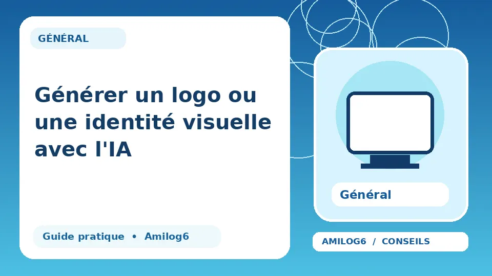 Illustration Amilog6 : Générer un logo ou une identité visuelle avec l'IA