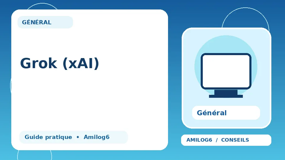 Illustration Amilog6 : Grok (xAI)