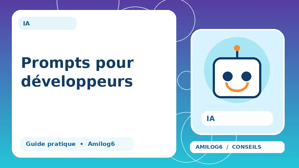 Illustration Amilog6 : Prompts pour développeurs