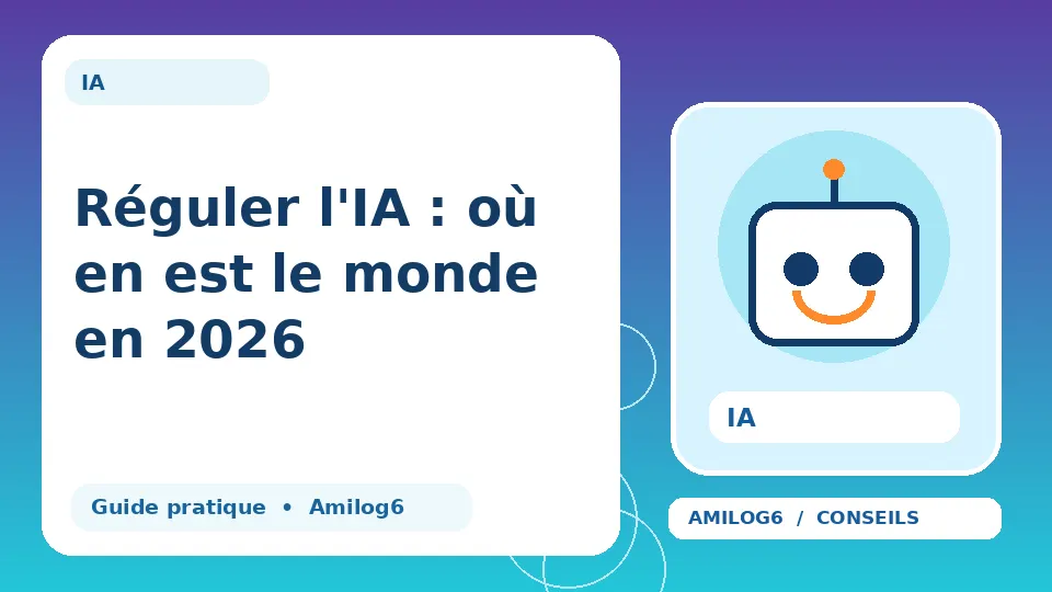 Illustration Amilog6 : Réguler l'IA : où en est le monde en 2026