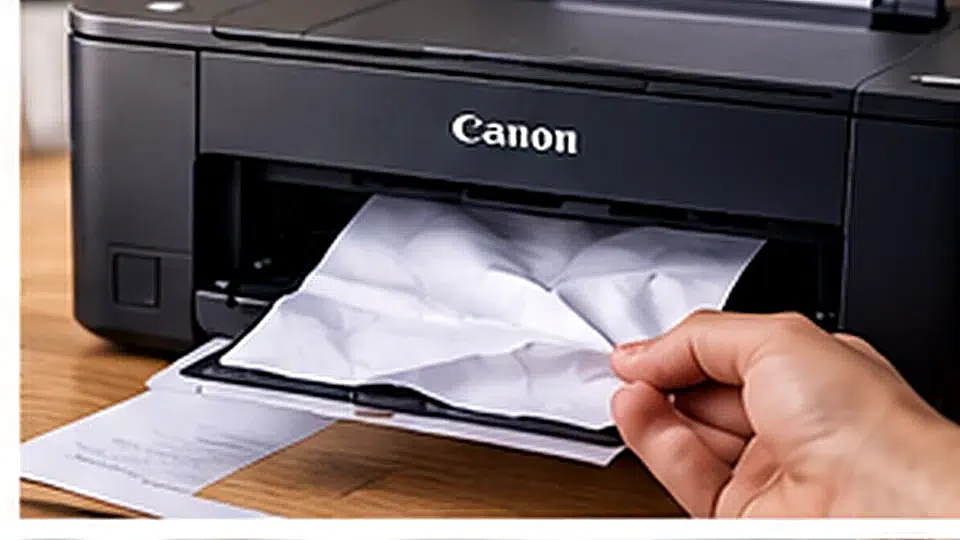 Papier coincé dans une imprimante