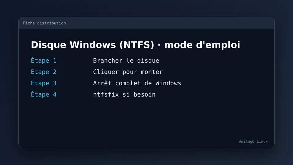 Disque Windows (NTFS)