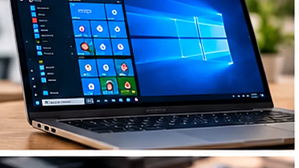 Ordinateur portable sous Windows 10